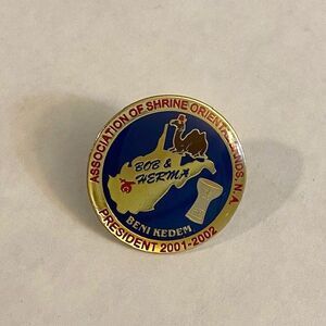 Shriners Association Of Shrine Oriental Bands Beni Kedem 2002 Bob Herma Pin